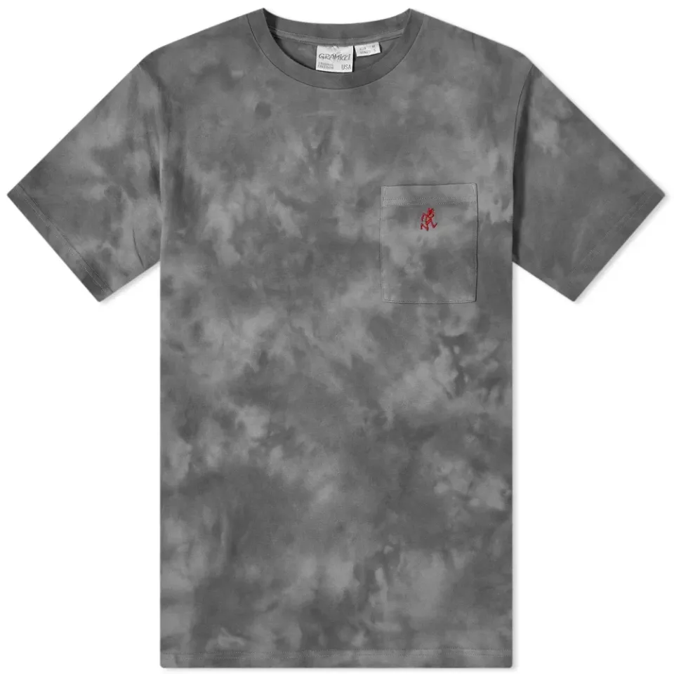One Point Tie Dye Pocket T-Shirt