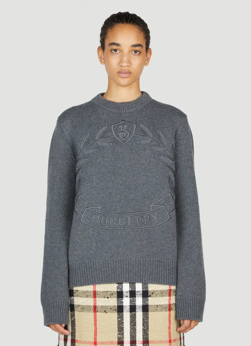 Oak Leaf Crest Sweater