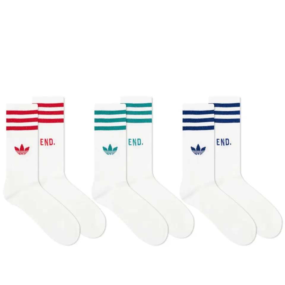 END. x Adidas 'Three Bridges' Sock - 3 Pack