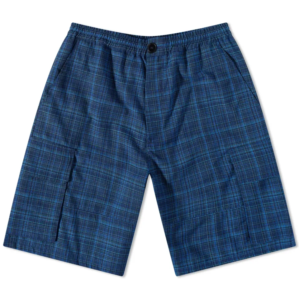 Check Cargo Shorts
