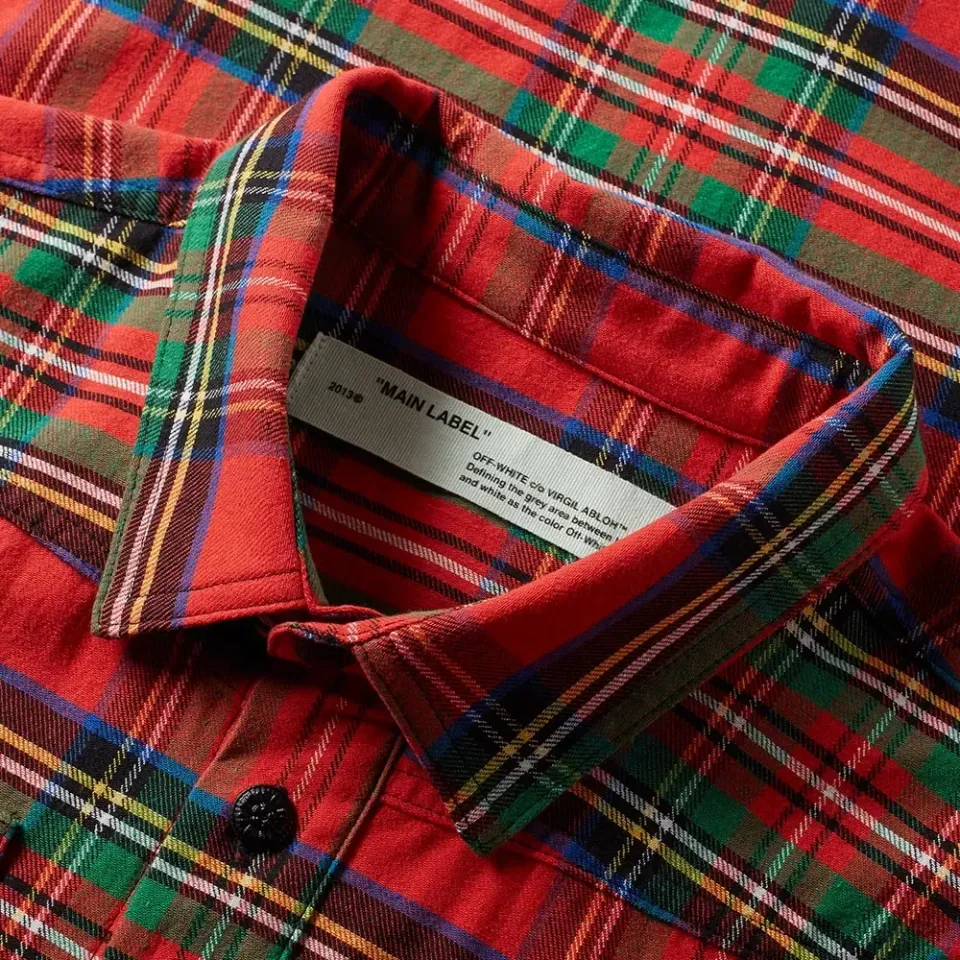 Sprayed Diagonals Check Shirt
