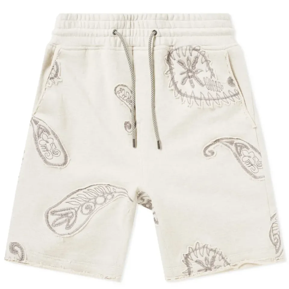 Paisley Applique Jersey Short