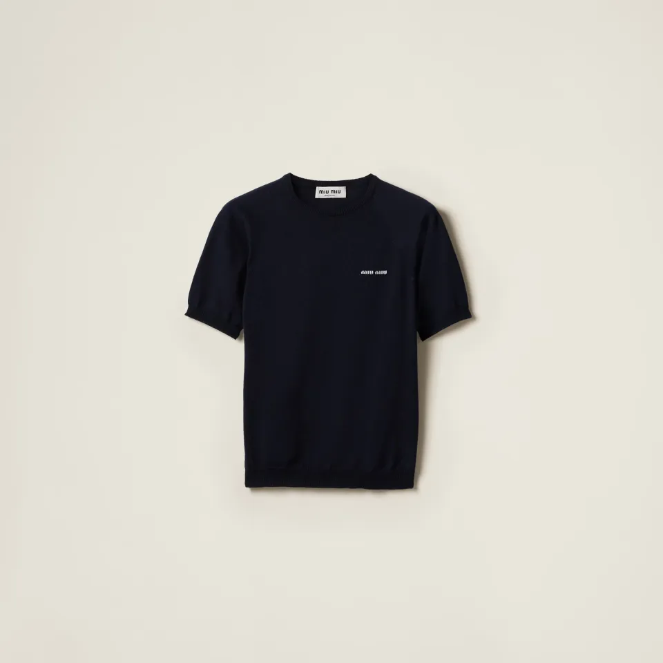 Wool crew-neck sweater