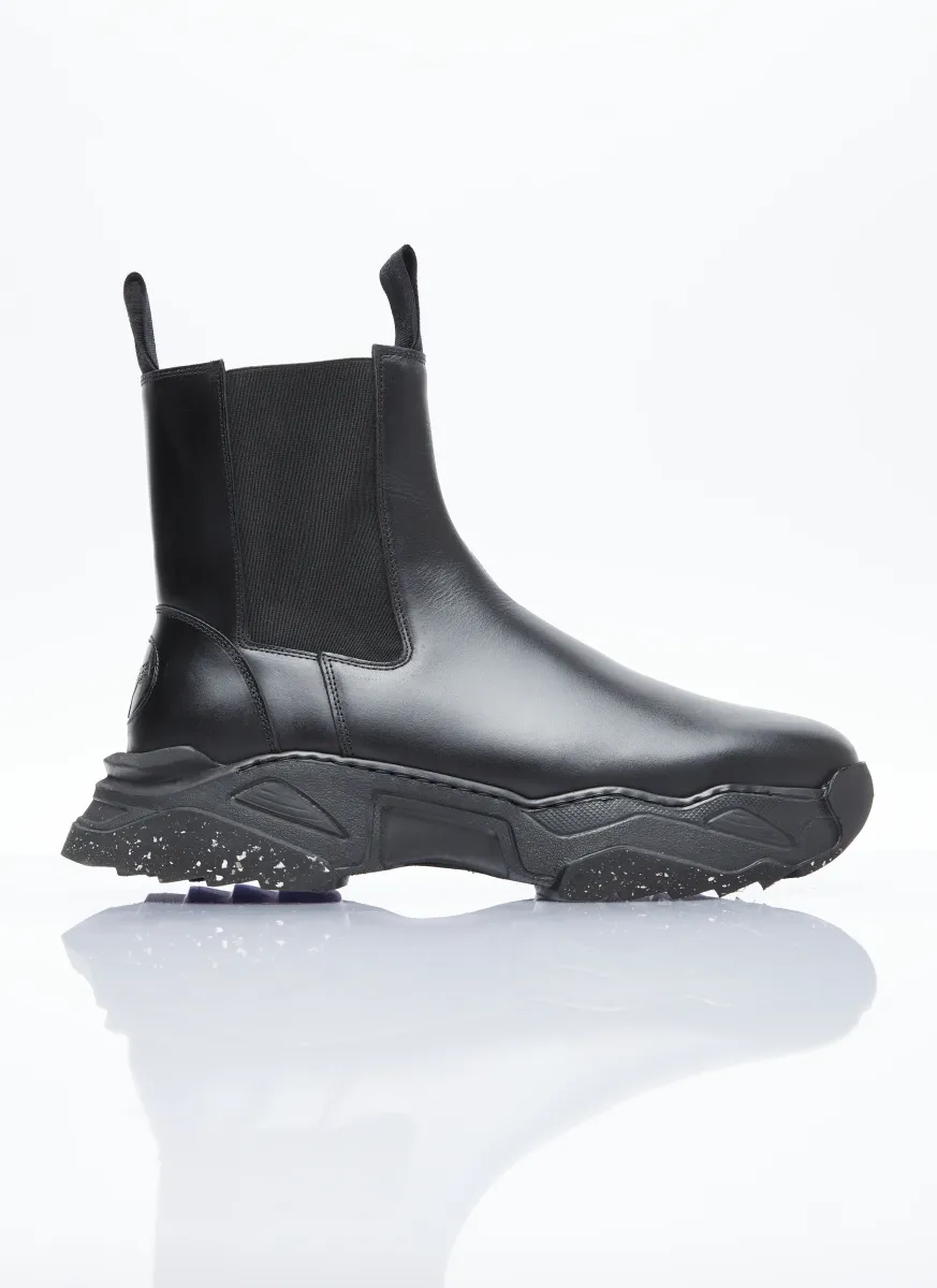Romper Leather Chelsea Boots