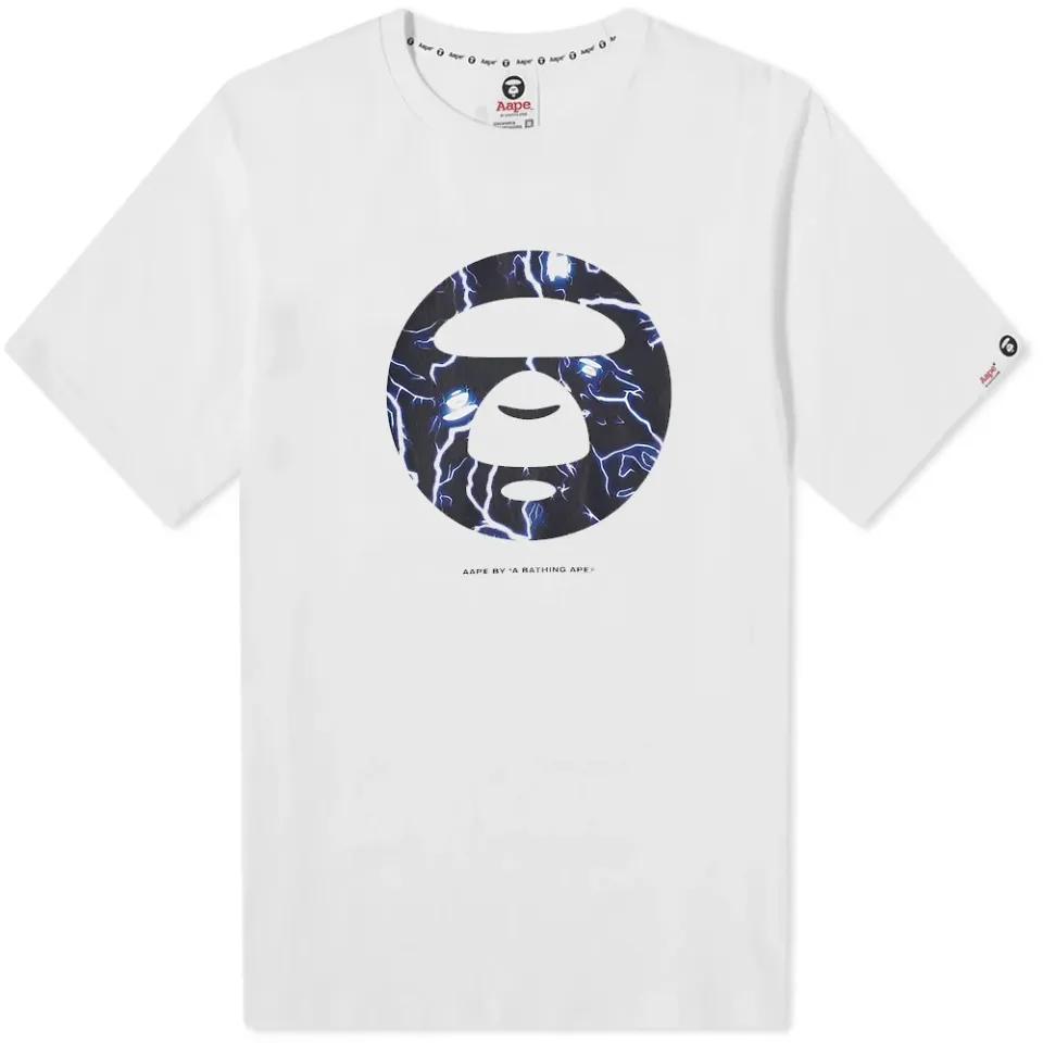 AAPE Lit Camo Moon Face Tee