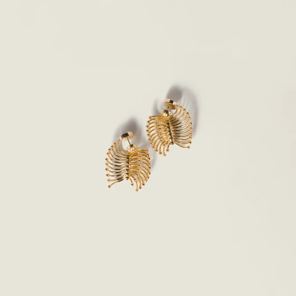 Metal earrings