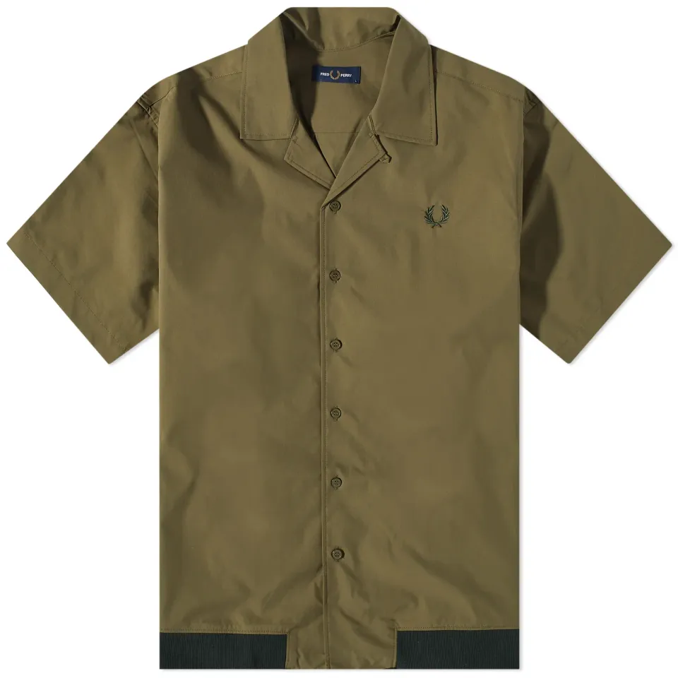Ribbed Hem Vacation Shirt