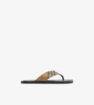 Check Pavilion Sandals in Sand beige - Men, Nylon