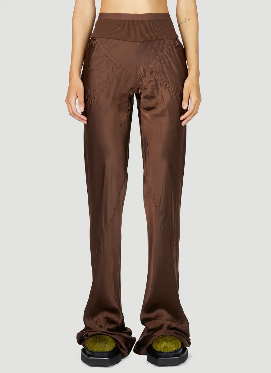 Bias Cut Satin Pants