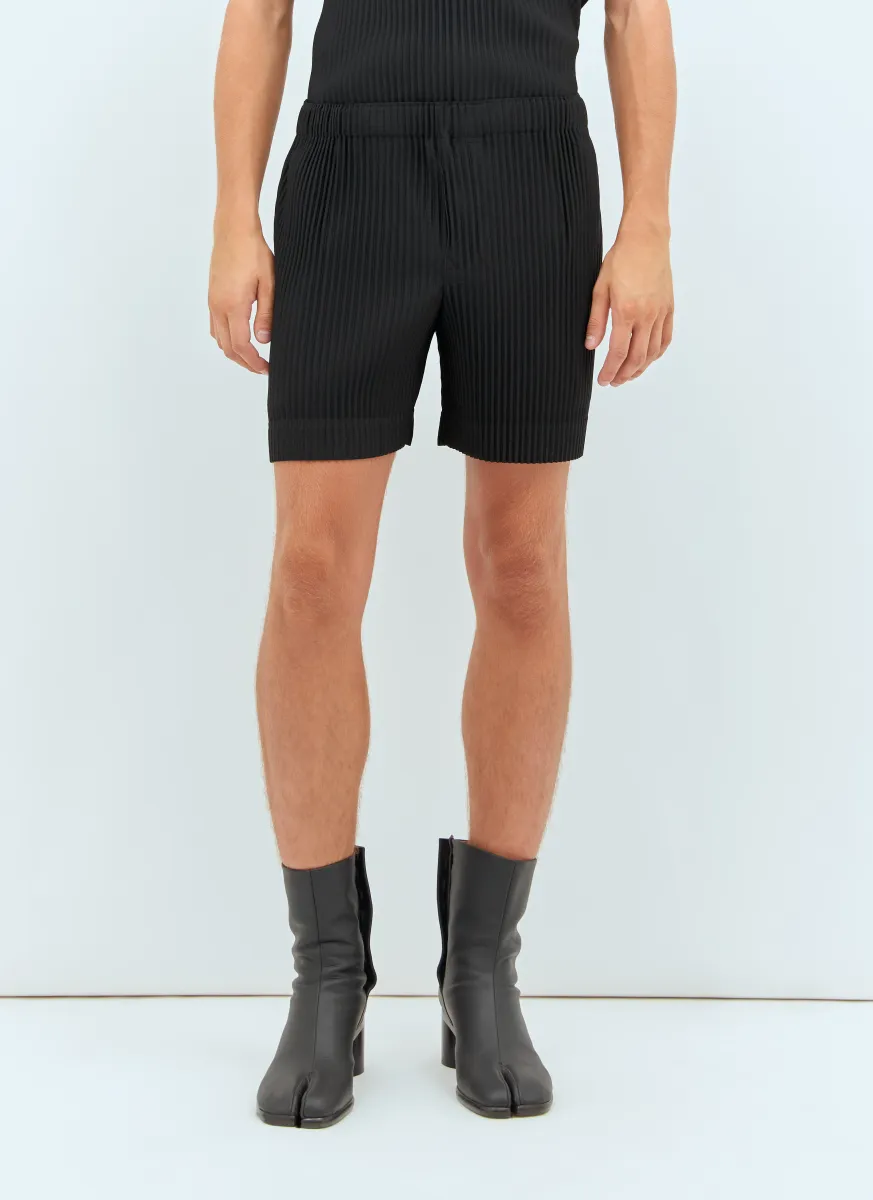 Pleated Shorts
