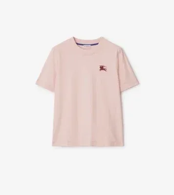 Cotton T-shirt in Bouquet pink