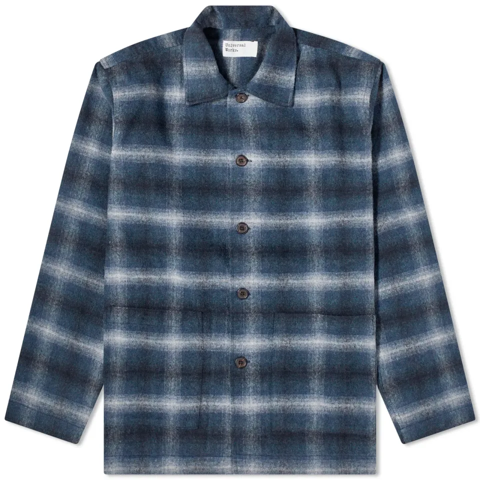 Wool Flannel Easy Overshirt