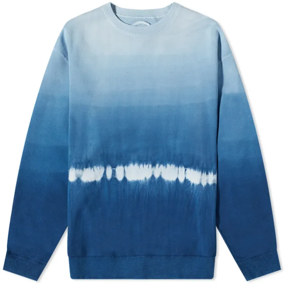 Hand Dyed Gradation Crew Sweat