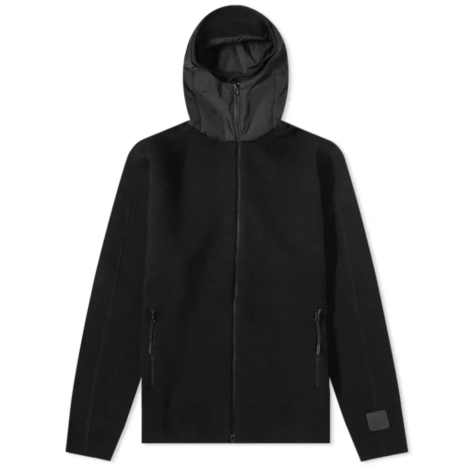 Metropolis Tech Hood Knit Zip Hoodie