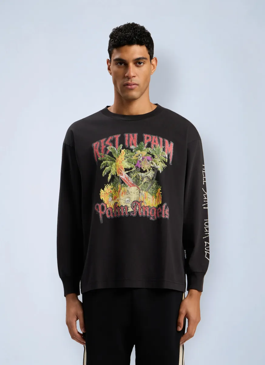 Rest In Palm Long Sleeve T-Shirt