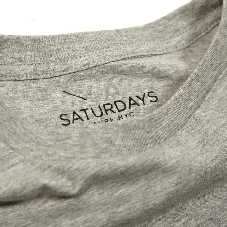 Saturdays Sans Type Stack Tee