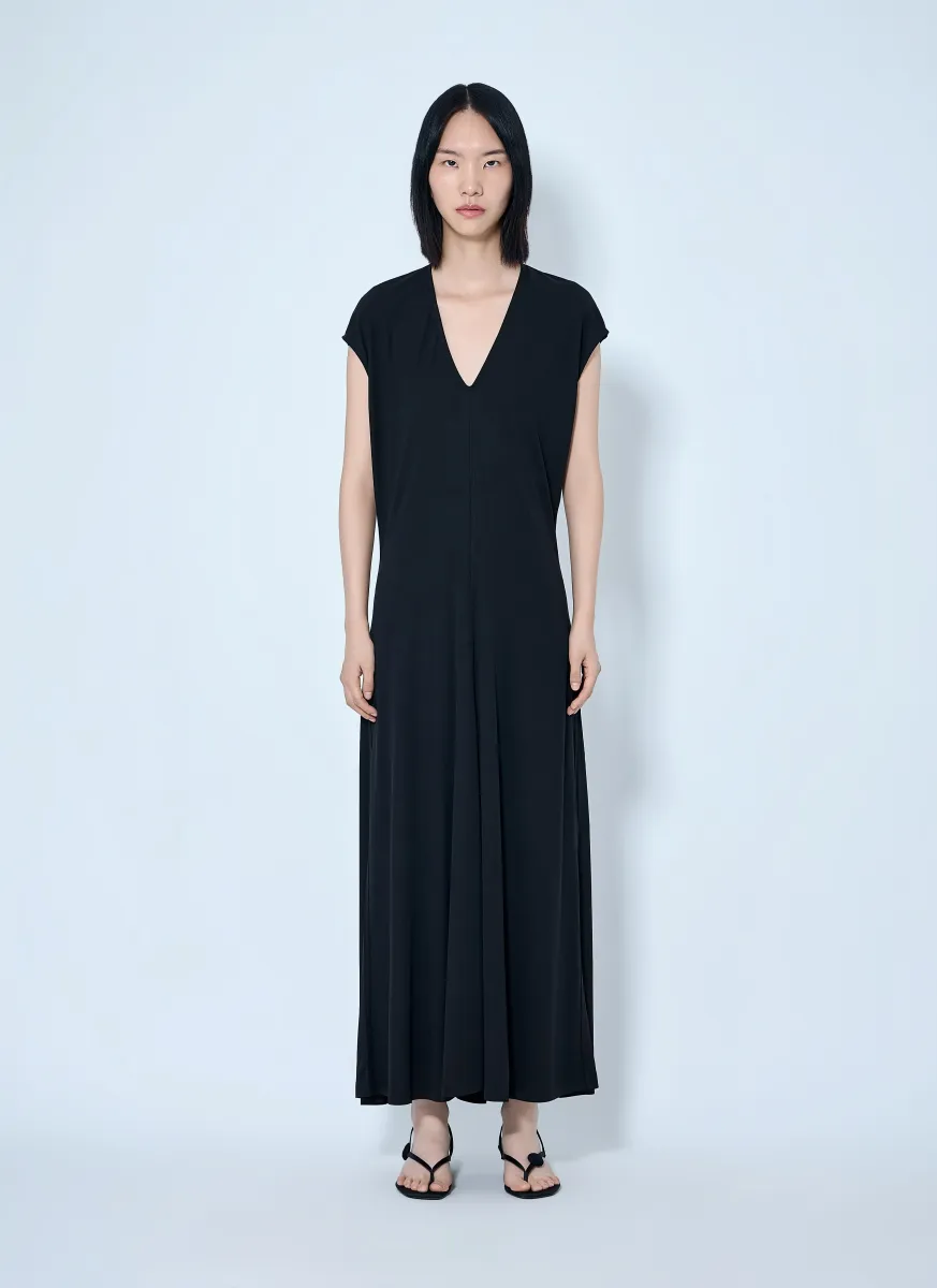 V-Neck Jersey Dress
