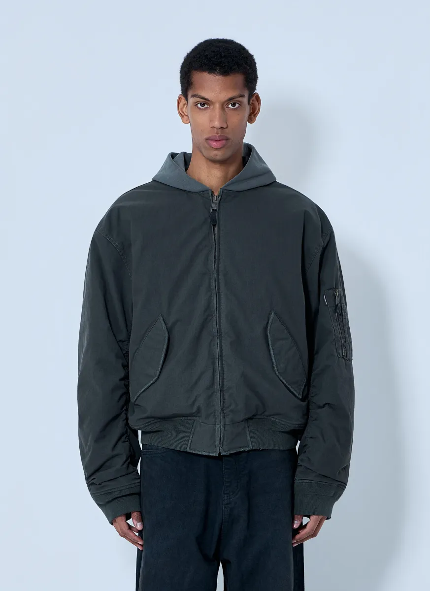 Hooded Bomber Jacket