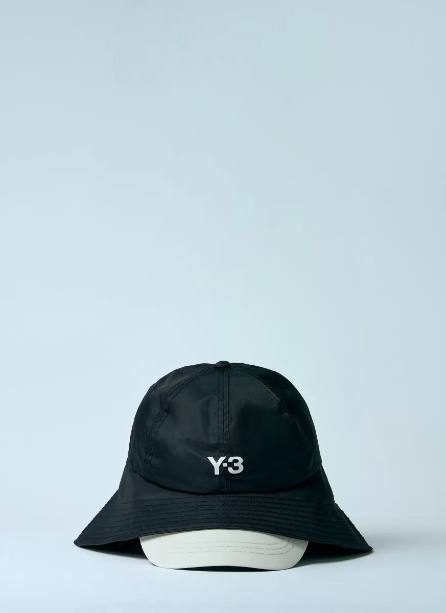 Logo Print Bucket Hat With Straps