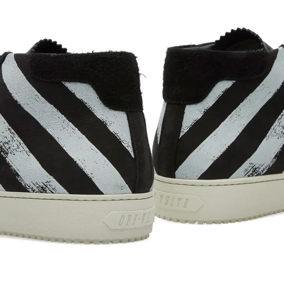 Brushed Diagonals Mid Sneaker
