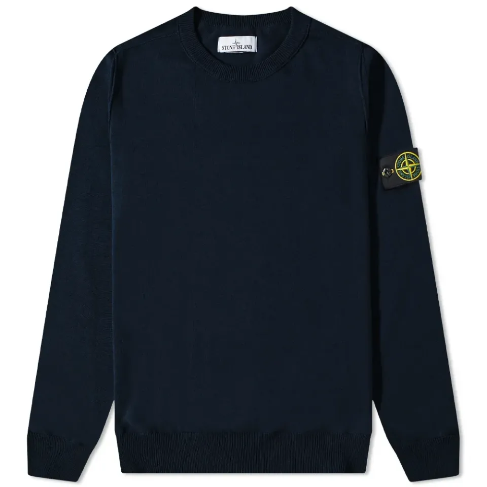 Soft Cotton Crew Neck Knit