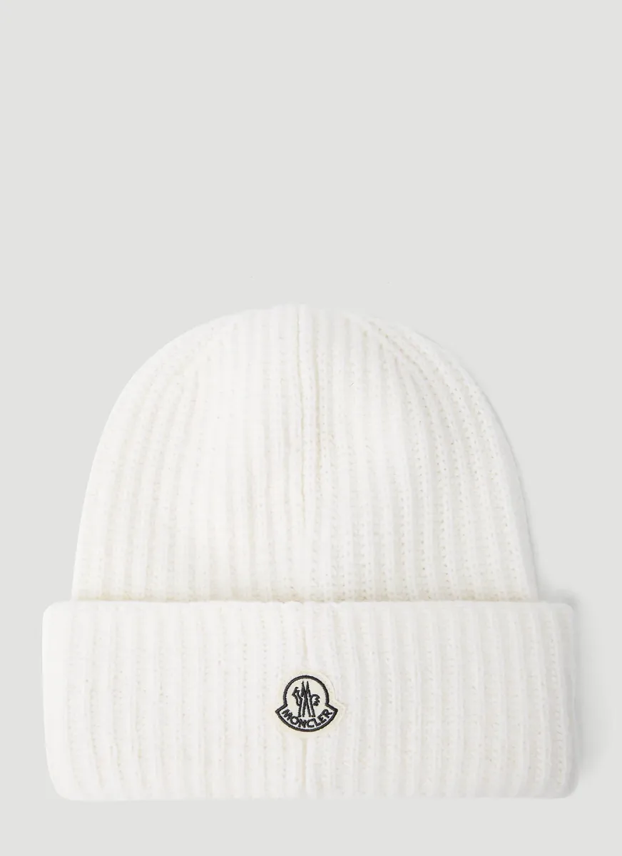 Logo Patch Beanie Hat