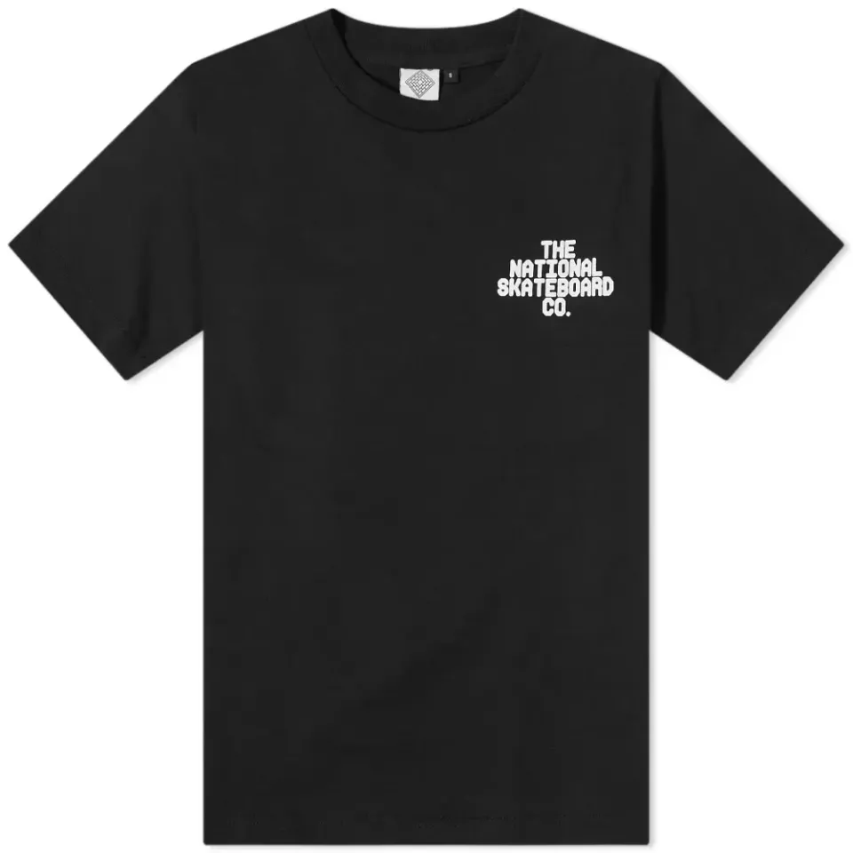 The National Skateboard Co. Block Logo Tee