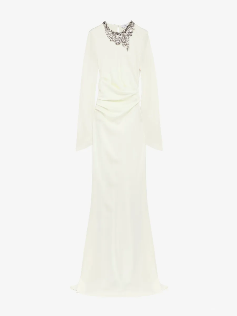 Jewelled Embroidery Evening Dress