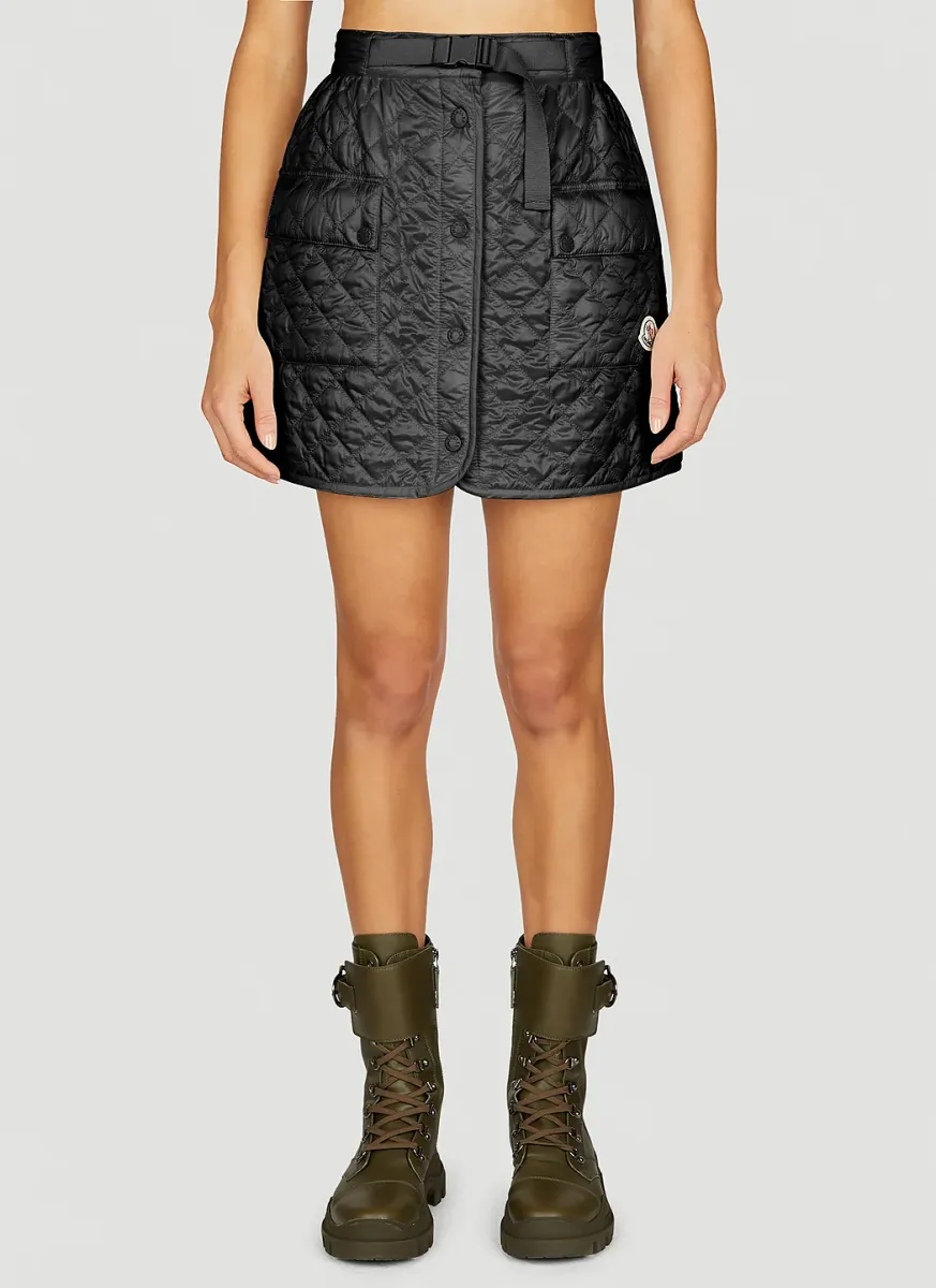 Quilted Mini Skirt