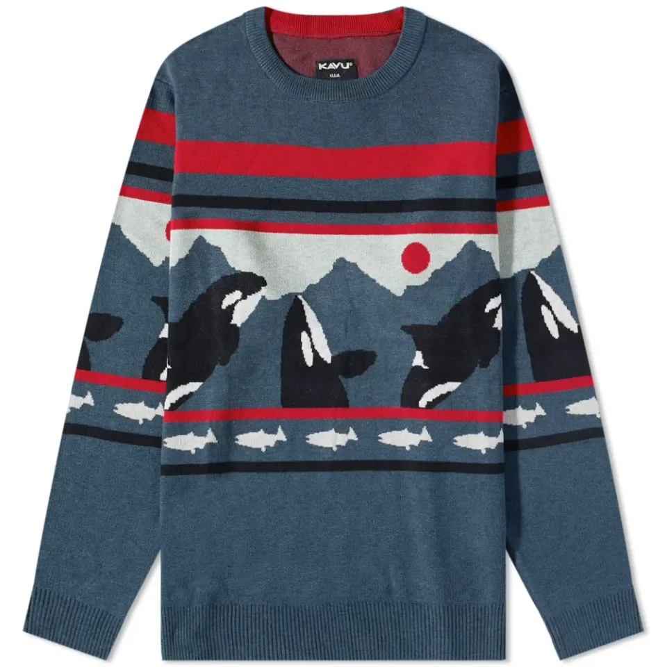Highline Jacquard Crew Knit