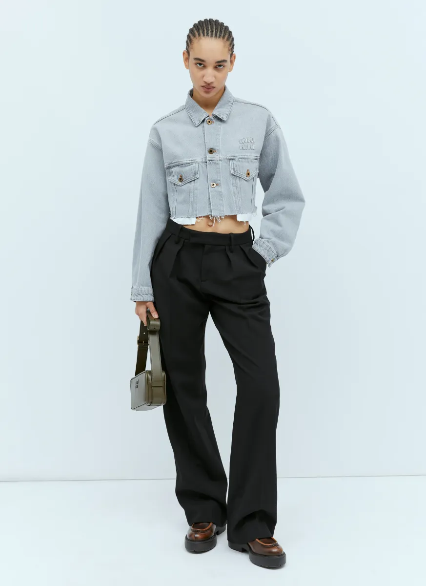 Denim Blouson Jacket