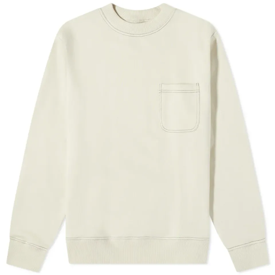 Clemson Contrast Stitch Crew Sweat