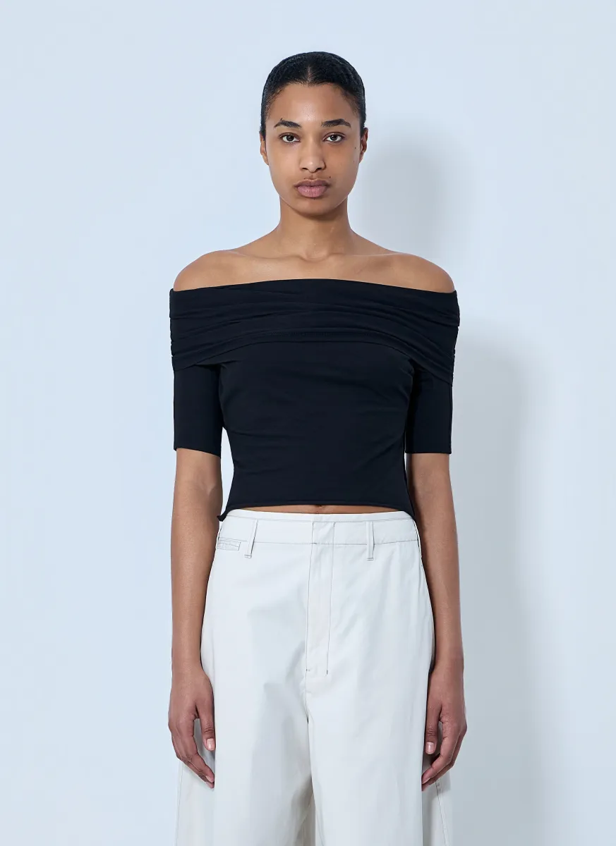 Short Sleeve Twisted Top