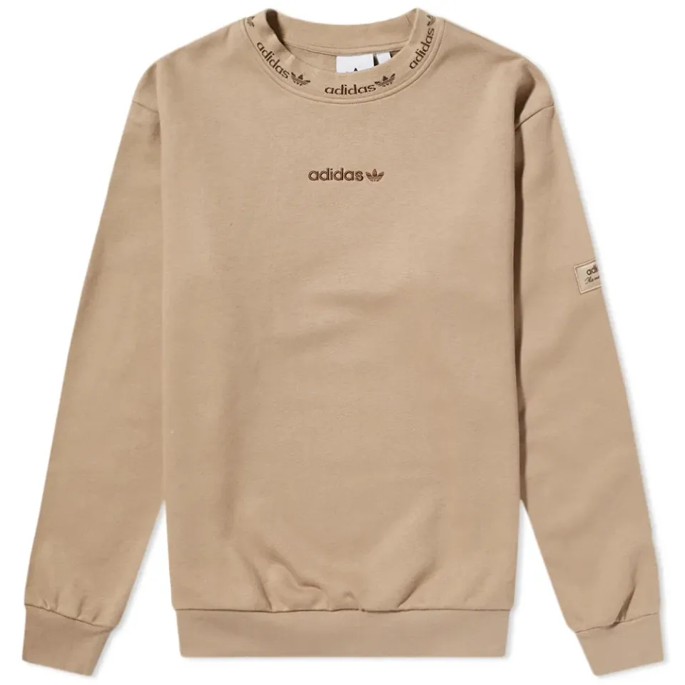 Trefoil Linear Crew Sweat