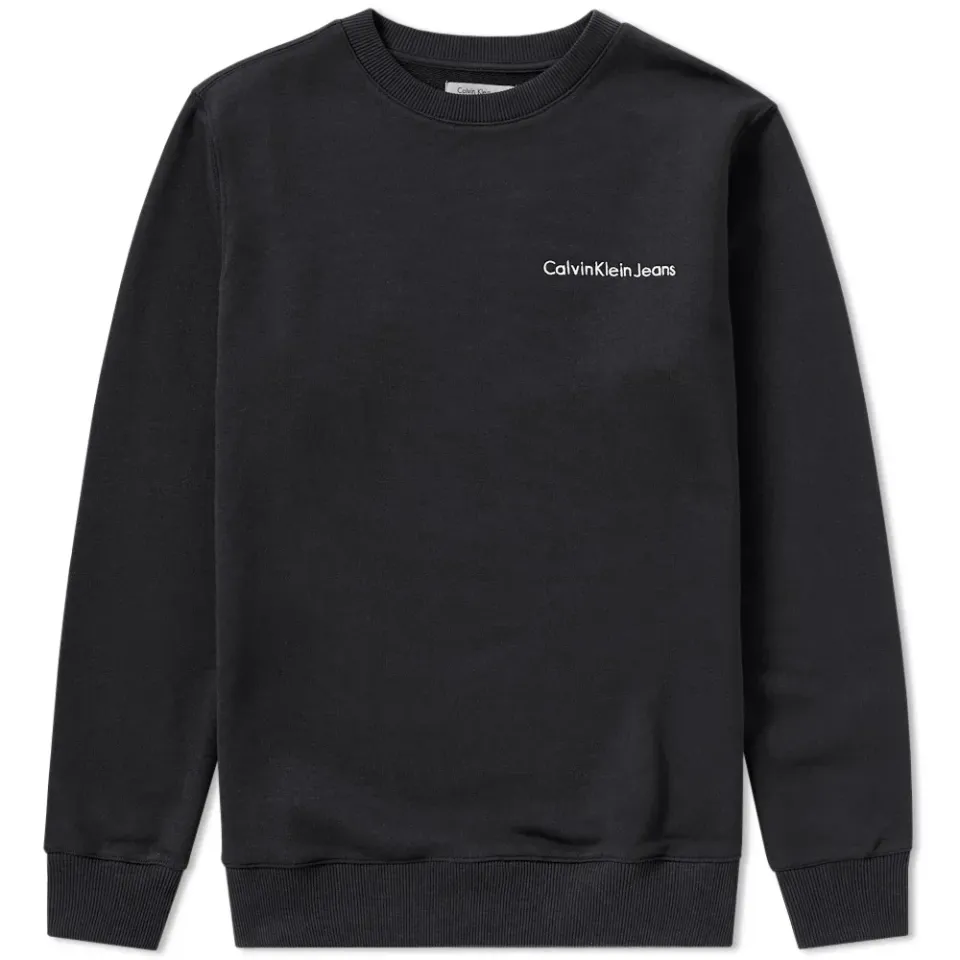 Embroidered Logo Crew Sweat
