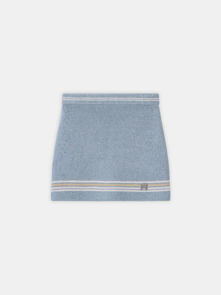 WOMEN - WOMEN'S MA STRIPE MINI SKIRT - Steel