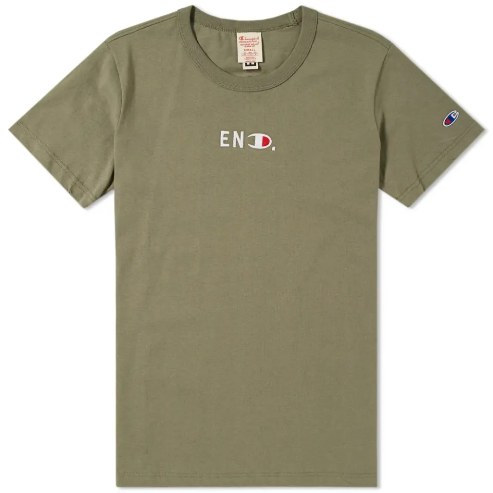 END. x Champion Reverse Weave Jersey Tee