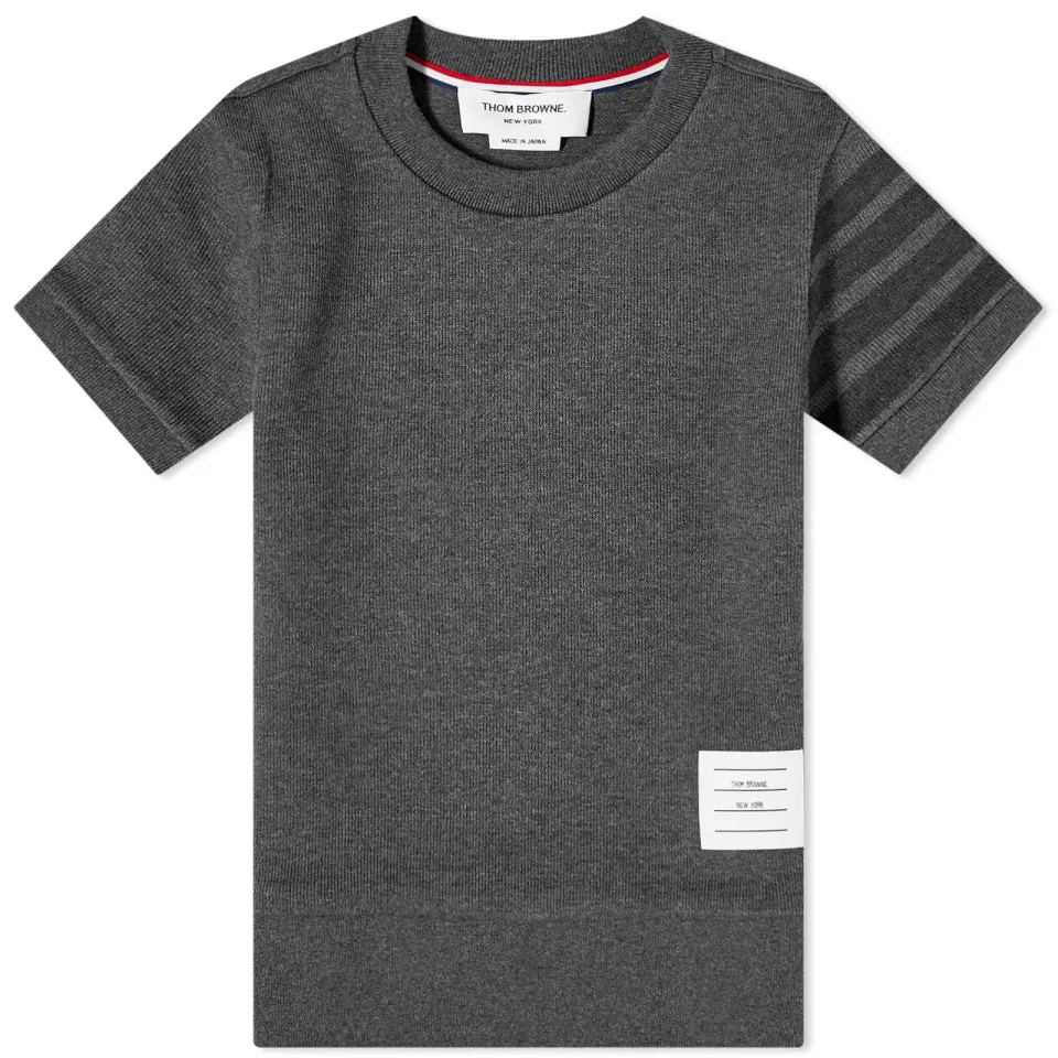 4 Bar Short Sleeve Sweat