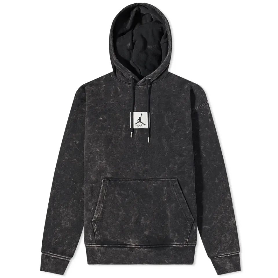 Washed Fleece Popover Hoodie