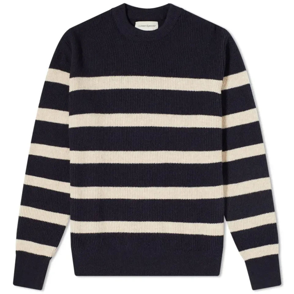 Blenheim Striped Crew Knit
