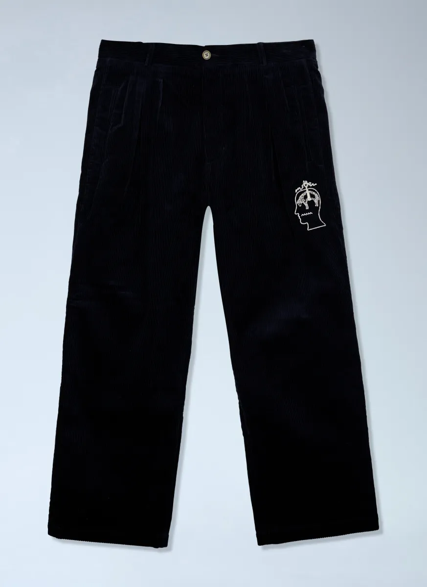 California Pleated Corduroy Trouser