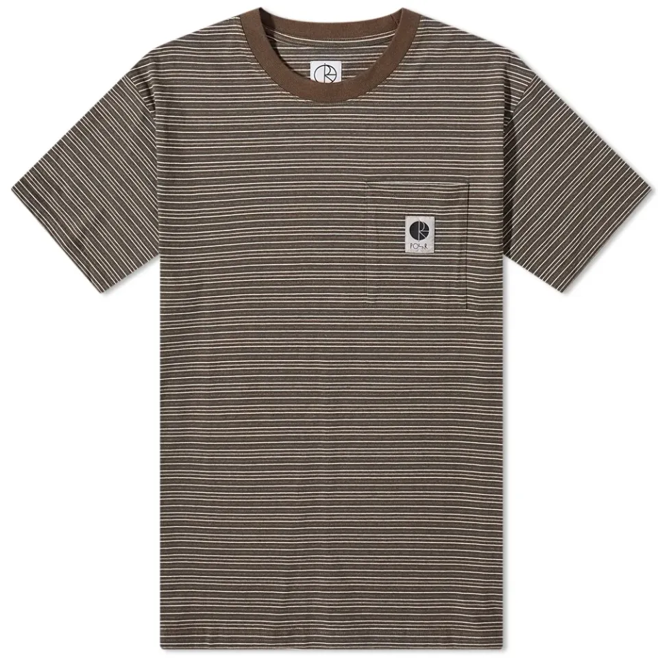 Polar Skate Co. Stripe Pocket Tee