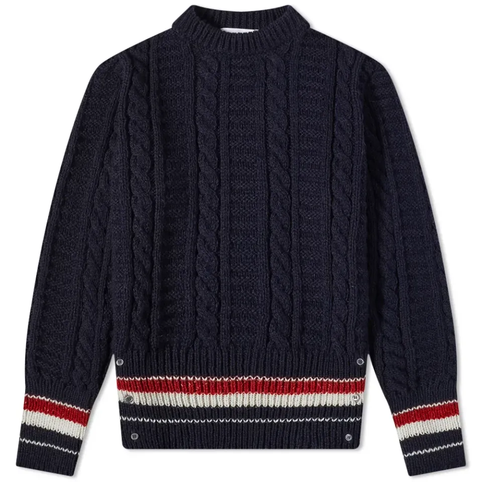 Cable Donegal Crew Knit
