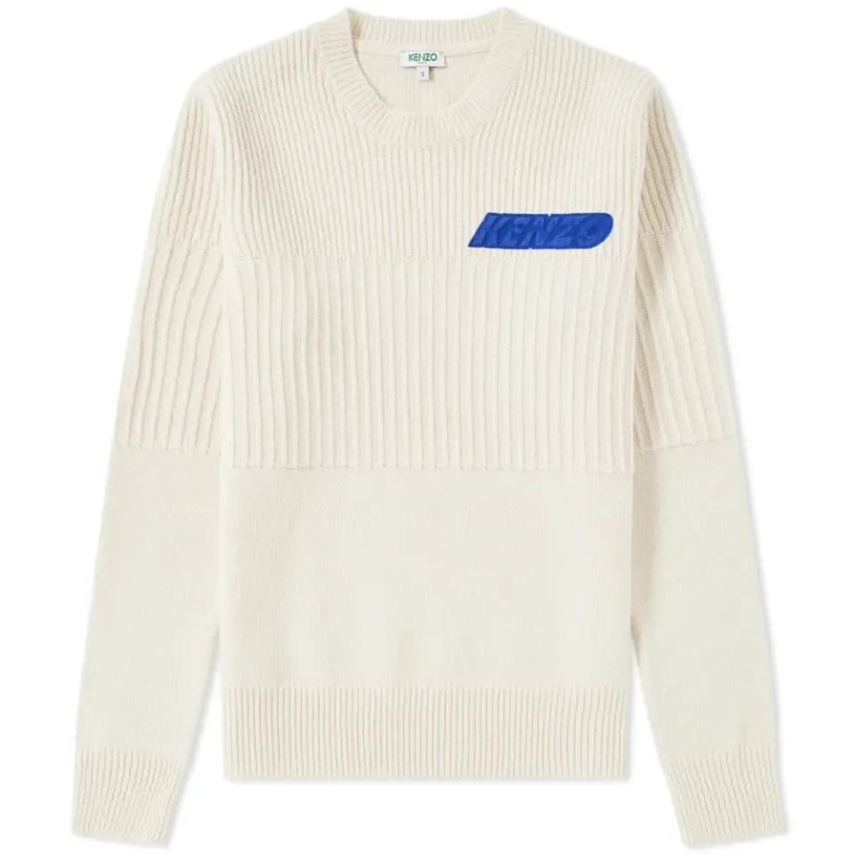 Rib Logo Crew Knit