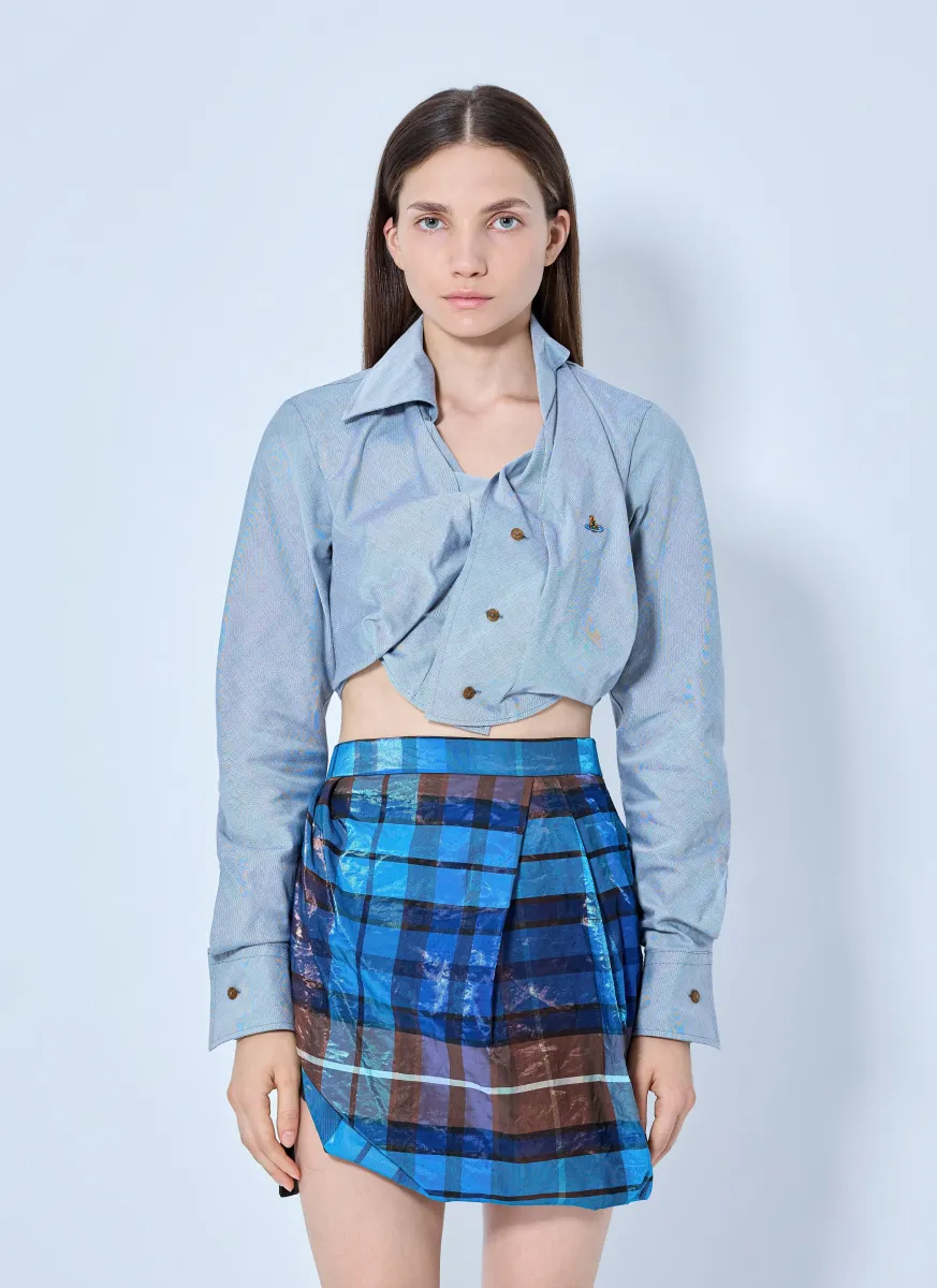 Cropped Drunken Shirt