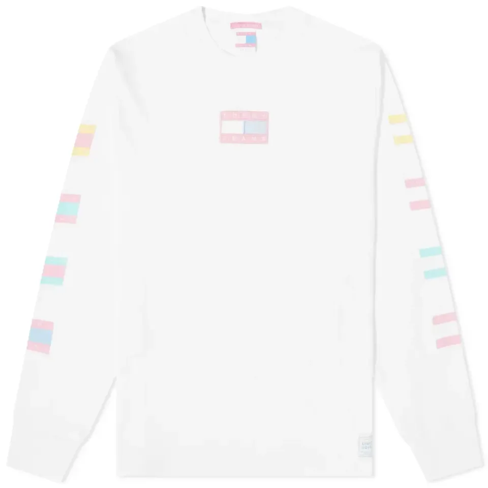 Long Sleeve TJM Pastel Flag T-Shirt