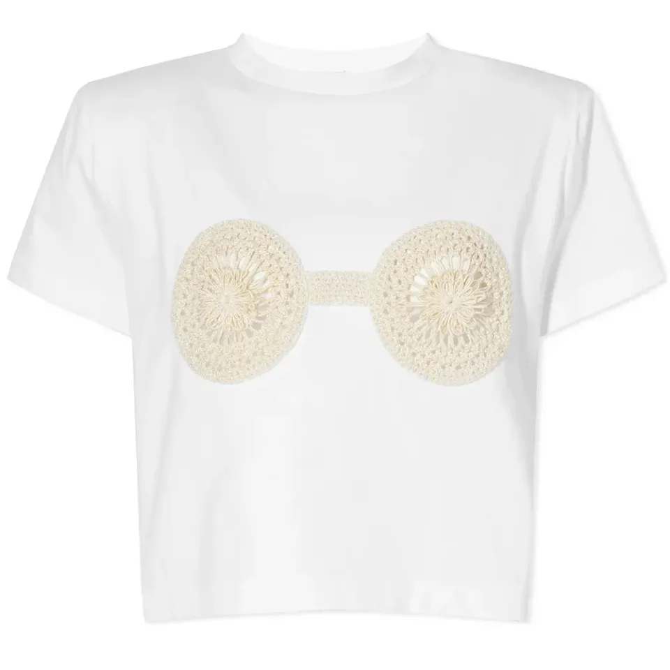 Crochet Bra T-Shirt