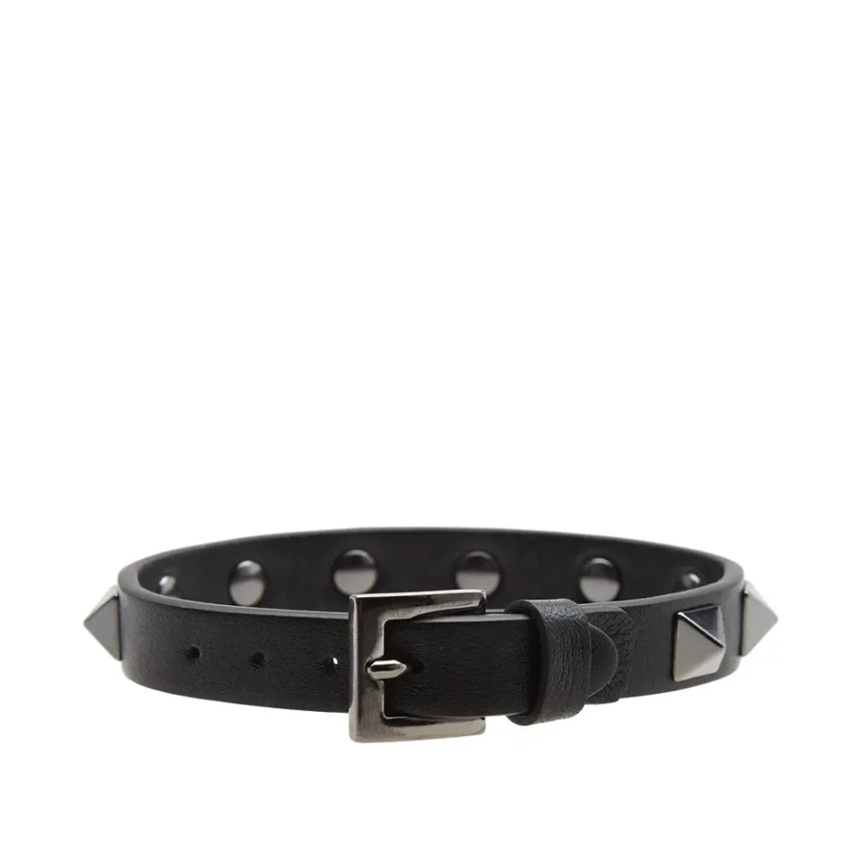 Rockstud Leather Bracelet