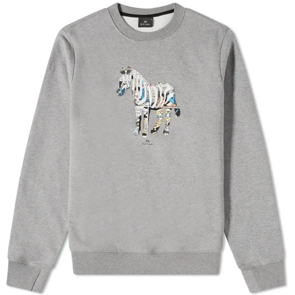 Zebra Print Crew Sweat