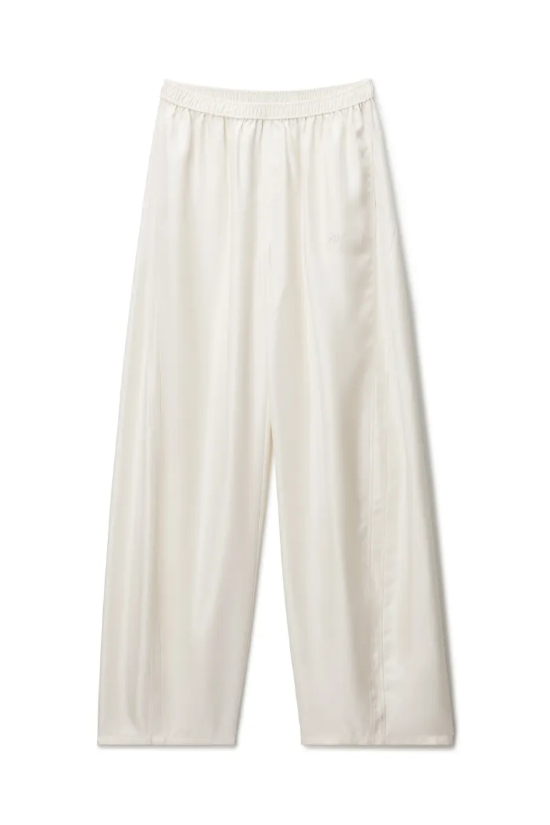 SILK MID-RISE TRACK PANT